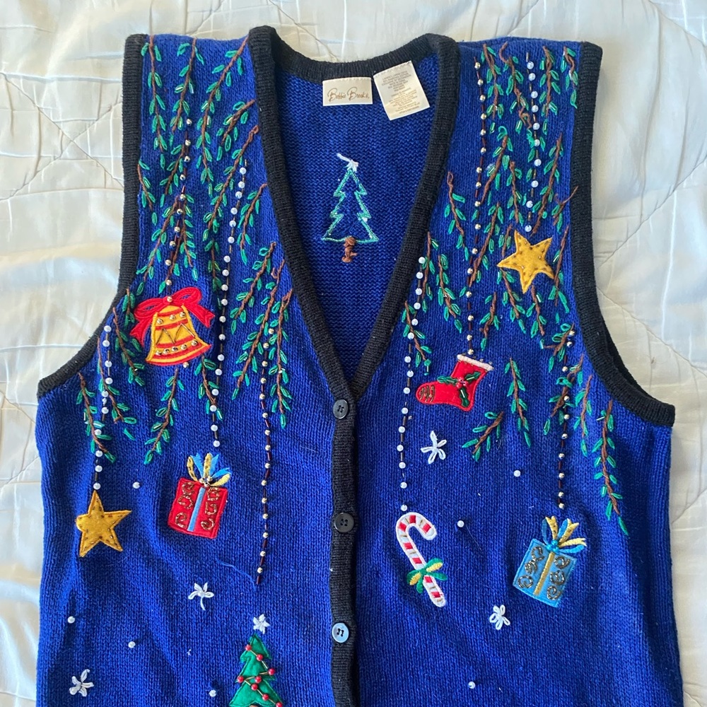 Vintage Bobbie Brooks Christmas Vest